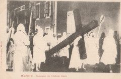 Mende - Procession des Pénitents Blancs -
													48 Lozère
												