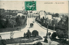 Nd 65 - Coutances - Vue sur la Gare