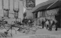 Cp 07865 Bergere les vertus Landrea 1913