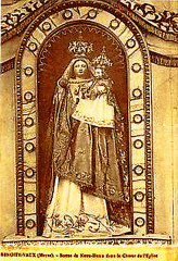 Nd de Benoite-Vaux statue du choeur