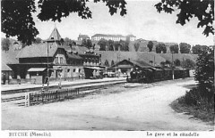 Carte gare bitche -
													57 Moselle
												