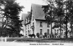 Plailly (60), le château de Bertrandfosse peu après sa construction