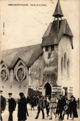 Sortie de messe à Merlimont-Plage -
													62 Pas de Calais
												