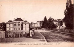 Oleron (64) - Tribunal et pont Sainte-Claire