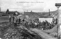 Mines d'anthracite Communay Cpa
