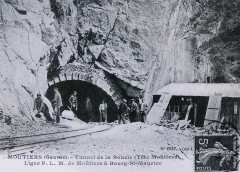 Construction du Tunnel de la Boucle entre 1906 et 1909