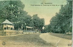 Eld 105 - Barbizon - Point terminus du tramway et Hôtel de la Foret