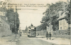 Et 6 - Boisguillaume - Route de Neufchatel - Entrée de la Maison de Repos - Arret du Tramway électrique de Rouen à Boisguillaume