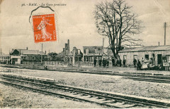 Ham - La gare provisoire