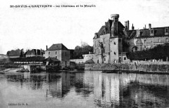 (86) Saint-Savin-sur-Gartempe le Moulin et le Château -
													86 Vienne
												