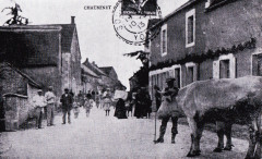 Chauminet au début du vingtième siècle - carte postale