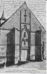 Le portail de l'église - Sougères-en-Puisaye