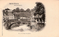 Pont Roche en 1900 -
													972 Martinique
												