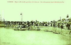 Cayenne départ du gouverneur Grodet