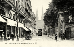 Cp Bx Rue Vital Carles à Bordeaux