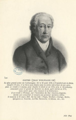 Goethe (Jean Wolfgang de). Le plus grand poète de l'Allemagnee CIPA0857