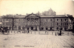 La halle du marche Champlain vers 1908