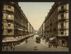 Carte postale ancienne Rue de la Republic, Lyons, France-LCCN2001698423
                                                                     à Lyon 2e Arrondissement
                                