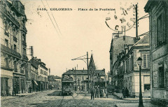 Em 5459 - Colombes - Place de la Fontaine à Colombes
