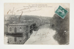 Issy-les-Moulineaux - Vue sur le Bas-Meudon, au petit bras de la Seine  à Issy-les-Moulineaux