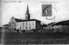 Oytier-Saint-Oblas, vue générale de Oytier en 1907, p151 de L'Isère les 533 communes - L C