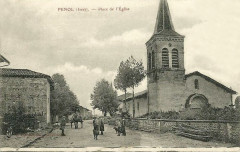 Penol, place de l'église