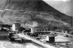 Saint-Georges-de-Commiers, ligne de Grenoble-Gap-La Mure, station de Saint-Georges-de-Commiers, 1906, p200 de L'Isère les 533 communes - cliché O V,