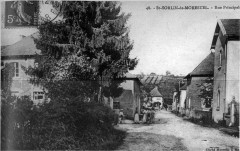 Saint-Sorlin-de-Morestel, rue principale, 1913, p229 de L'Isère les 533 communes - cliché Manrein, à M -
													38 Isère
												
