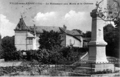 Ville-sous-Anjou, le monument aux morts et le chateau, 1920, p278 de L'Isère les 533 communes - Edition Auclair, Le Péage de Roussillon -
													38 Isère
												