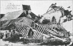 Montingy sur Vesle les destructions
