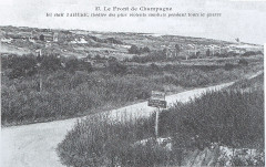 Tahure carte du front de Champ 08151