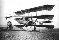 Triplan Paulhan concours militaire 1911 à aile souple -
													51 Marne
												