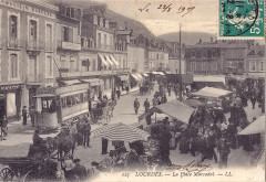 Ll 125 - Lourdes - La Place Mercadal