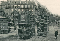 Carte postale ancienne La Place Péreire et l'Avenue de Villiers
                                                                     à Paris 17e
                                