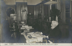 Paris - la Sorbonne, bibliothèque Victor-Cousin, M. Dauriac, conservat CIPB0057