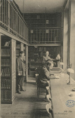 Paris - la Sorbonne, la bibliothèque, salle des périodiques CIPB0060