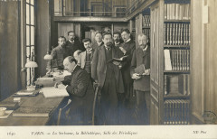 Paris - la Sorbonne, la bibliothèque, salle des périodiques CIPB0061