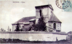 Eglise de Baconnes 7 mars 1906