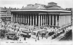 Paris La bourse Ll postcard