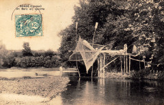 Saumon de l'Adour Baro en fonctionnement à Sorde -
													40 Landes
												