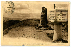Puy-de-Dôme Monument Commémoratif de Rénaux sur le sommet du Puy-de-Dôme