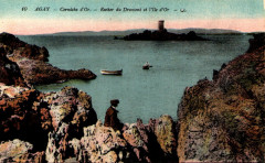 Ile d'Or. Carte postale. LL. Couleur. 1910-1920. Recto