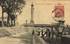Toulouse minimes canal du midi postcard 1906 à Toulouse