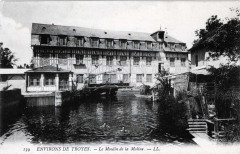 Troyes moulin molines 1810 à Troyes
