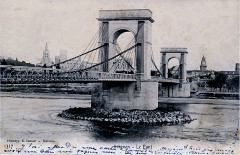 Pont suspendu 1904