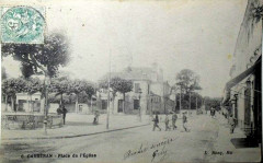 Caudéran - Place de l'église à Bordeaux