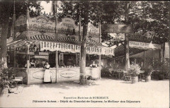 Bordeaux exposition-maritime 1907 Kiosque Patisserie Suisse à Bordeaux