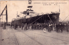 Bordeaux Le cuirassé Verite 1907 7 à Bordeaux