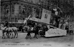 Char de l'aéro-gîte 1909 Paris