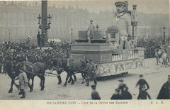Char de la Grève des épiciers 1908